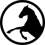 horse-raising-front-feet-inside-a-circle-outline