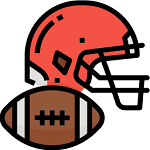 football helmet and ball 