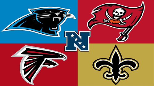 NFC South teams logos
