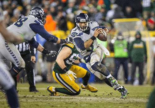 seattle seahawks at green bay packers NFL divisional game 2019-20